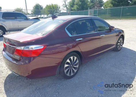 2015 Honda Accord Hybrid Touring из США, поврежденный, VIN 1HGCR6F75FA005970